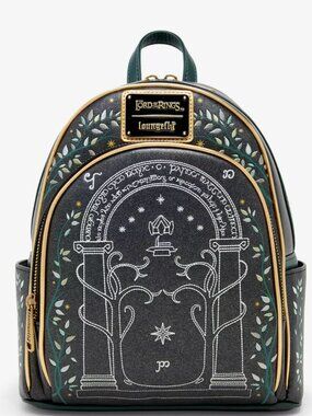 Loungefly The Lord of the Rings Doors of Durin Glow-in-the-Dark Mini Backpack —